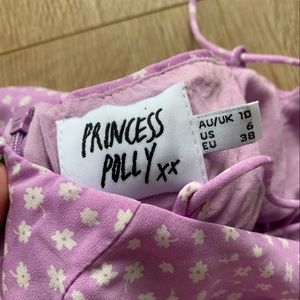 Princess Polly purple mini dress, size 6